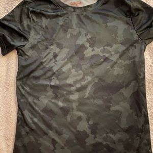 Boys dri fit camouflage t shirt